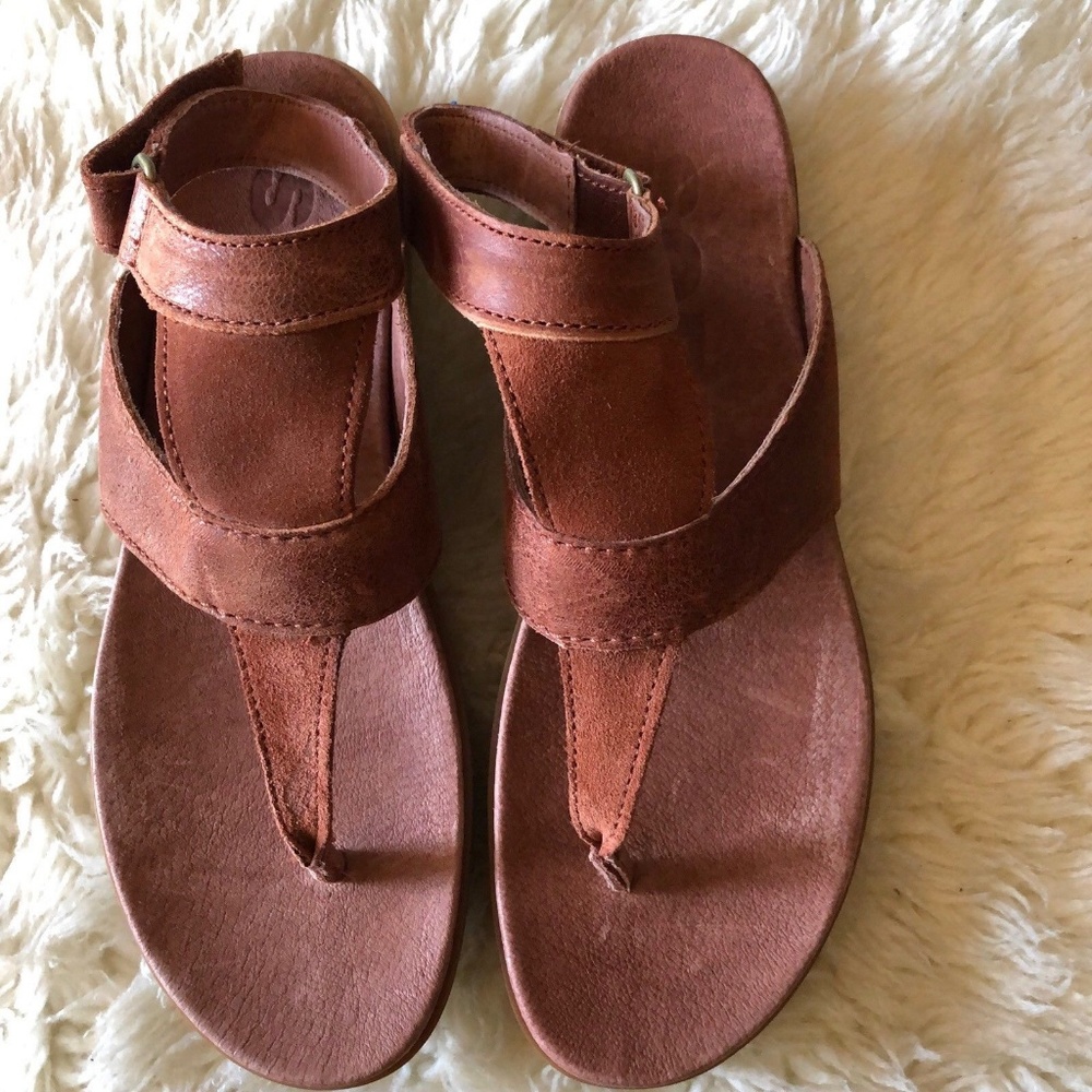 Sorel Torpeda Leather Ankle Strap Sandal SZ 8.5